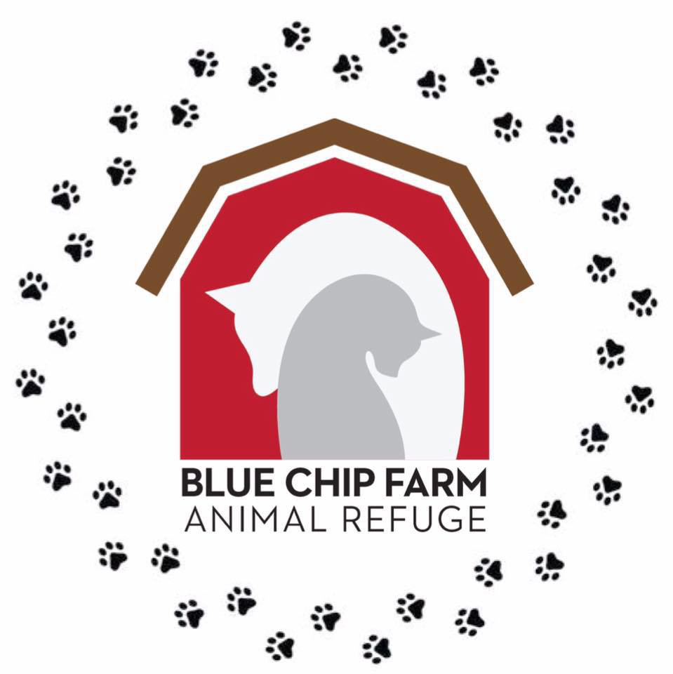 Logo for Blue Chip Farm Animal Refuge