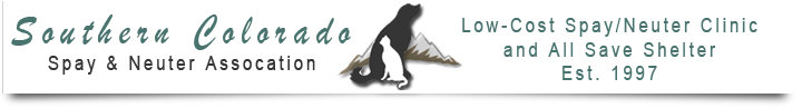 Logo for Southern Colorado Spay And Neuter Association