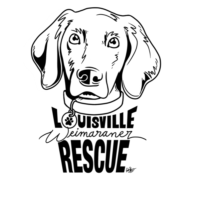 Logo for Louisville Weimaraner Rescue
