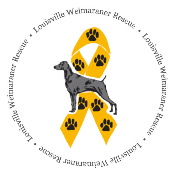 Logo for Louisville Weimaraner Rescue