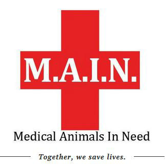 Logo for Medical Animals In Need - M.A.I.N.