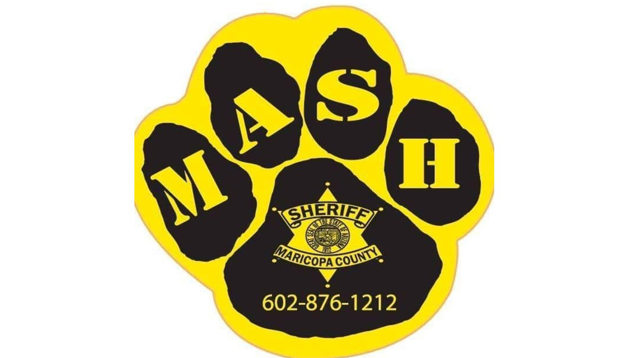 Logo for M.A.S.H. Unit - Maricopa County Sheriff's Office (MCSO) Animal Safe Haven