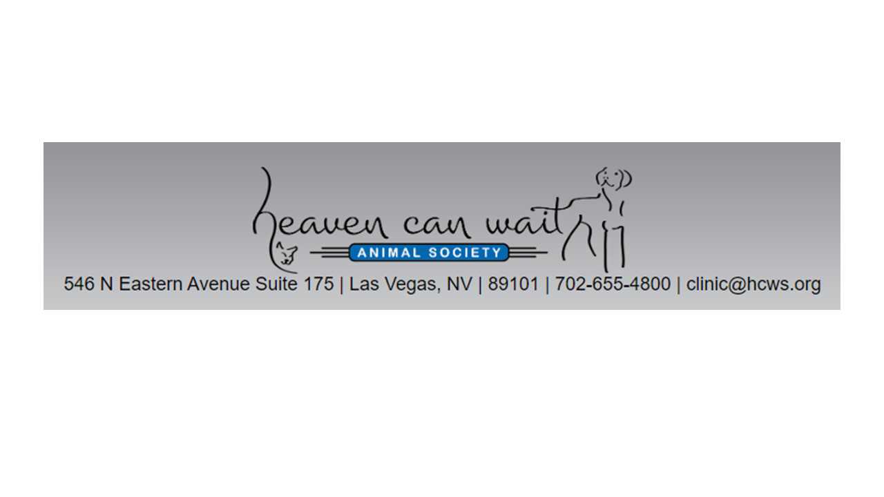 Logo for Heaven Can Wait Animal Society