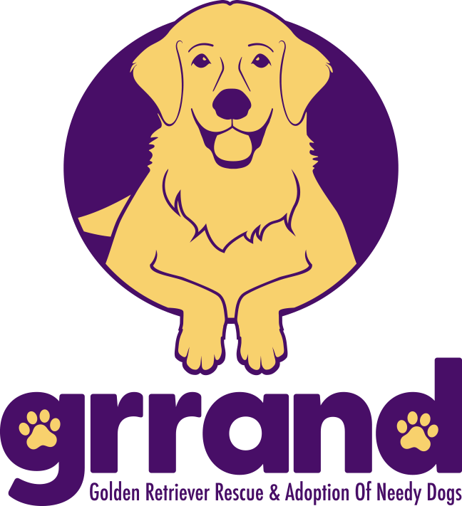 Logo for GRRAND – Golden Retriever Rescue and Adoption of Needy Dogs