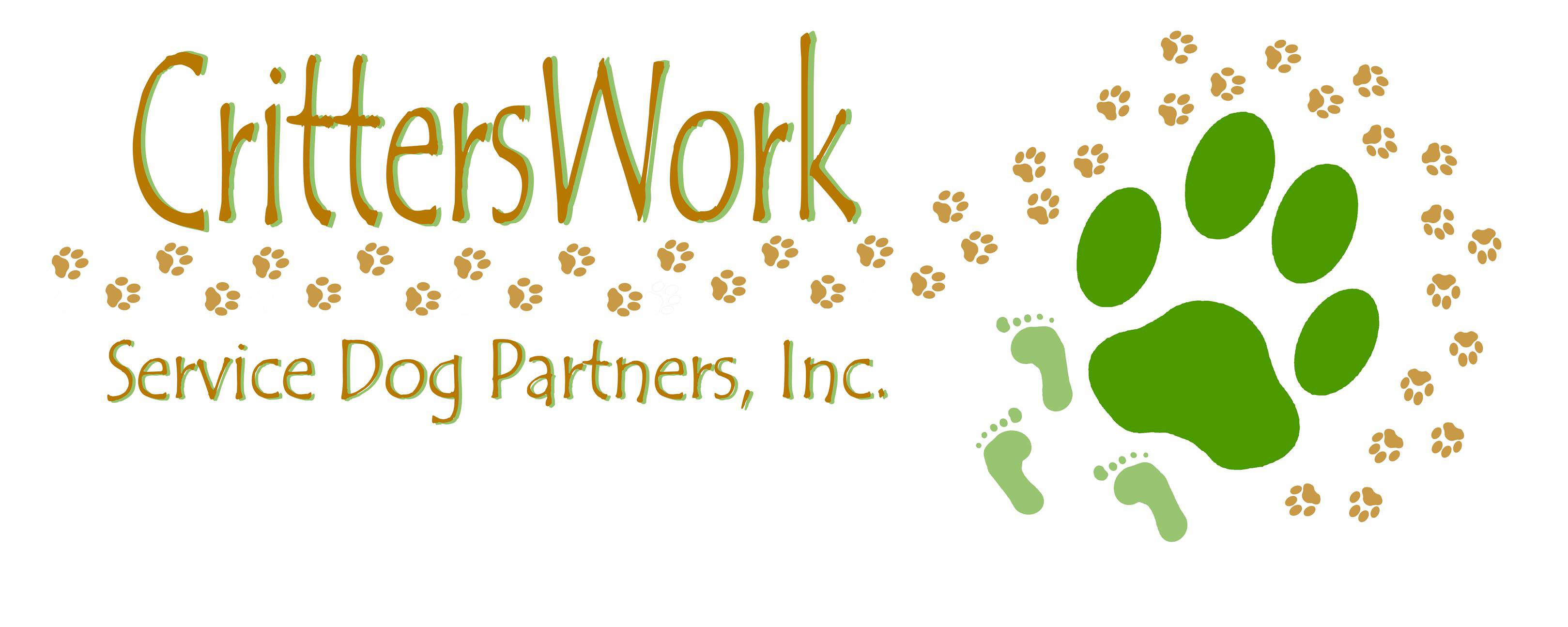 Logo for CrittersWork Service Dog Partners, Inc.