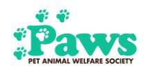 Logo for PAWS - Pet Animal Welfare Society