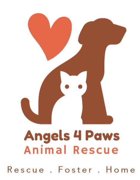 Logo for Angels4Paws Animal Rescue