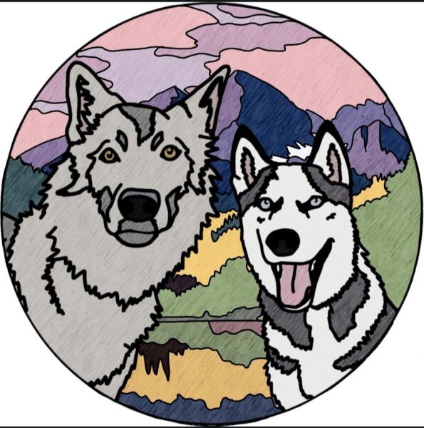 Logo for Cavalli's Husky and Wolfdog Rescue