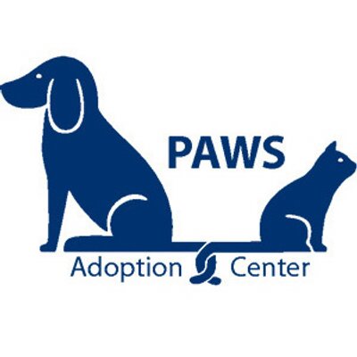 Logo for P.A.W.S. Adoption Center