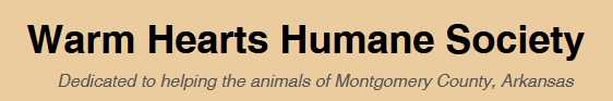 Logo for Warm Hearts Humane Society