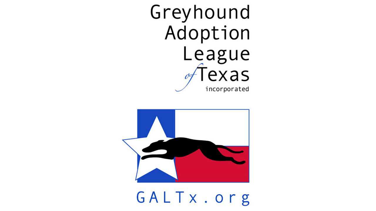 Logo for Greyhound Adoption League Of Texas