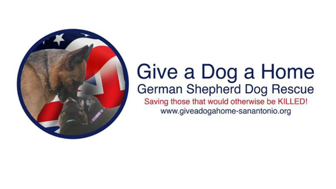 Logo for Give A Dog A Home, German Shepherd Dog Rescue